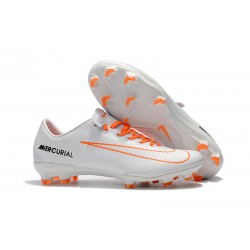 Nike Buty Mercurial Vapor XI FG - Biały Pomarańczowy