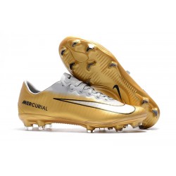 Nike Buty Mercurial Vapor XI FG - Złoty Biały