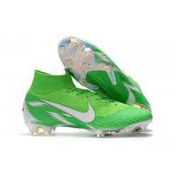 Nike Mercurial Superfly VI Elite FG 2018 Korki Pilkarskie - Zielony Biały