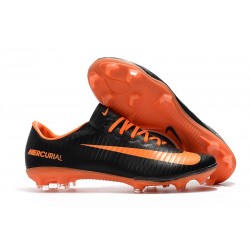 Nike Buty Mercurial Vapor XI FG - Czarny Pomarańczowy