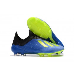 Adidas Buty adidas X 18.1 FG Niebieski Zielony