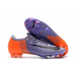 Buty Nike Mercurial Vapor XII 360 Elite FG - Fioletowy Pomarańczowy Czarny