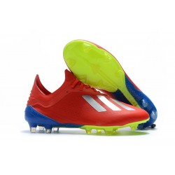 Adidas Buty adidas X 18.1 FG Czerwony Srebro