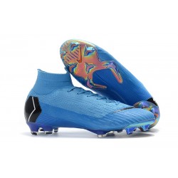 Nike Buty Piłkarskie Mercurial Superfly 6 Elite FG - Niebiesk Czarny