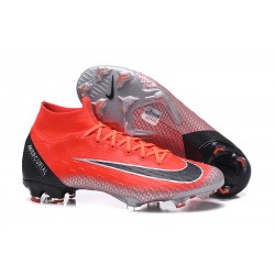 Ronaldo Nike Mercurial Superfly VI 360 Elite FG Korki Pilkarskie - Czerwony Czarny