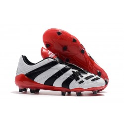 Adidas Buty Korki Predator Accelerator Electricity FG - Biały Czarny Czerwony