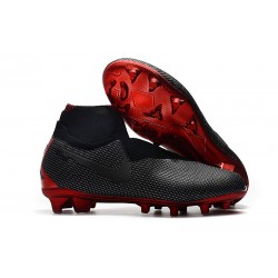 Nike Phantom VSN Elite Dynamic Fit FG Jordan x PSG Czarny Czerwony