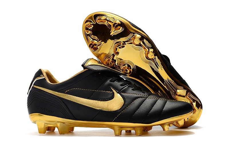 Nike Nowe Buty Tiempo Legend VII FG ACC - Czarny Złoto