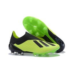 adidas X 18+ FG Buty Piłkarskie - Zielony Czarny
