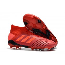 Buty piłkarskie adidas Predator 19.1 FG - Czerwony