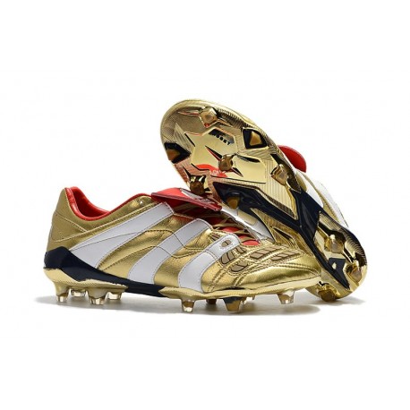 Adidas Buty Korki Predator Accelerator Electricity FG - Biały Czarny Czerwony