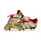 Adidas Buty Korki Predator Accelerator Electricity FG - Biały Czarny Czerwony