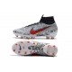 Neymar Buty Nike Mercurial Superfly 6 Elite AG Pro Biały Czarny Czerwony