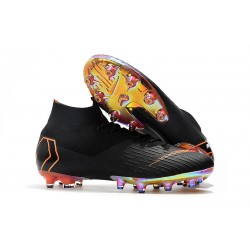 Buty Nike Mercurial Superfly 6 Elite AG Pro Czarny Pomarańczowy