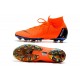 Buty Nike Mercurial Superfly 6 Elite AG Pro Pomarańczowy Czarny