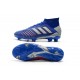 Buty piłkarskie adidas Predator 19.1 FG - Niebieski Srebro