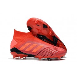 adidas Predator 19+ FG Buty Piłkarskie - Czerwony