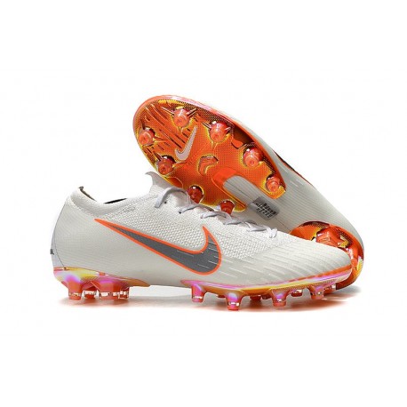 Nike Mercurial Vapor XII Elite AG-Pro Biały Pomarańczowy