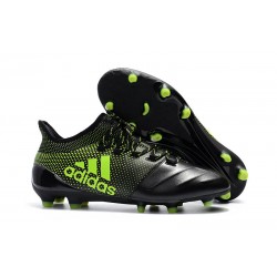 Buty adidas X 17.1 FG Meskie - Czarny Zielony