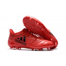 Buty adidas X 17.1 FG Meskie - Czerwony Czarny