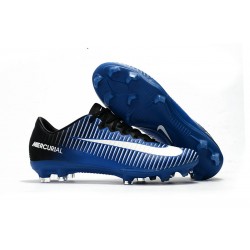 Buty PiłkarskieNike Mercurial Vapor XI FG - Niebieski Biały