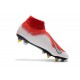 Buty Piłkarskie Nike Phantom VSN Elite DF SG-Pro AC Czerwony Biały Srebro