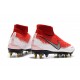 Buty Piłkarskie Nike Phantom VSN Elite DF SG-Pro AC Czerwony Biały Srebro