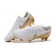 Buty Piłkarskie Nike Mercurial Vapor XII Elite FG - Biały Złoto