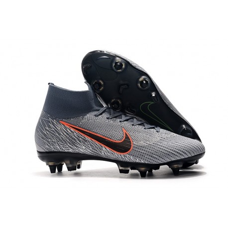 Nike Mercurial Superfly 6 Elite Anti-Clog SG-Pro Szary Pomarańczowy