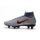 Nike Mercurial Superfly 6 Elite Anti-Clog SG-Pro Szary Pomarańczowy