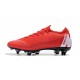 Nike Mercurial Vapor XII Elite SG-PRO AC Czerwony Biały