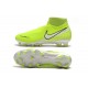 Nike Buty Piłkarskie Phantom Vision DF FG - Fluorescencyjny Żółty Biały