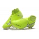 Nike Buty Piłkarskie Phantom Vision DF FG - Fluorescencyjny Żółty Biały