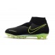 Nike Buty Piłkarskie Phantom Vision DF FG - Czarny Fluorescencyjny Żółty