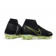 Nike Buty Piłkarskie Phantom Vision DF FG - Czarny Fluorescencyjny Żółty