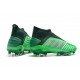 adidas Predator 19+ FG Buty Piłkarskie - Zielony Srebro