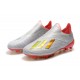 Buty Piłkarskie adidas X 19+ FG Redirect Pack Srebro Czerwony