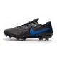 Buty Piłkarskie Nike Tiempo Legend VIII FG - Czarny Niebieski