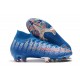 Buty Nike Mercurial Superfly 7 Elite DF FG - Ronaldo Shuai Niebieski 