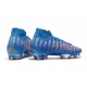 Buty Nike Mercurial Superfly 7 Elite DF FG - Ronaldo Shuai Niebieski 