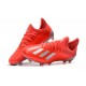 Buty Piłkarskie adidas X 19.1 FG Czerwony Srebro