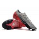 Buty piłkarskie Nike Mercurial Vapor XIII Elite FG NJR Platyna Czarny Czerwony