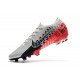 Buty piłkarskie Nike Mercurial Vapor XIII Elite FG NJR Platyna Czarny Czerwony