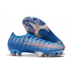 Buty piłkarskie Nike Mercurial Vapor XIII Elite FG Niebieski Czerwony