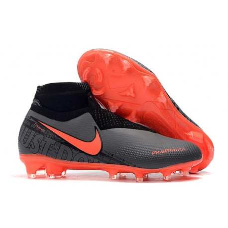 Nike Buty Piłkarskie Phantom Vision DF FG - Czarny Czerwony