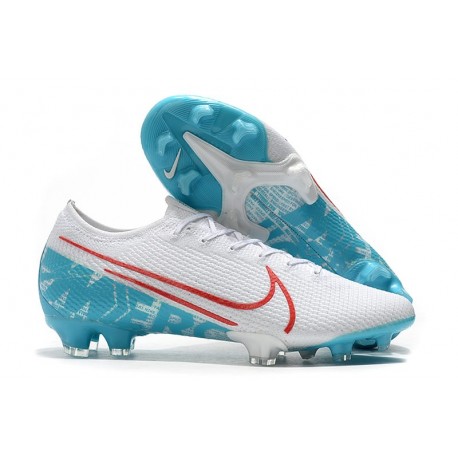 Buty piłkarskie Nike Mercurial Vapor XIII Elite FG Biały Niebieski