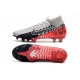 Neymar Buty Nike Mercurial Superfly 7 Elite DF FG - Chrom Czerwony Czarny