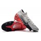 Neymar Buty Nike Mercurial Superfly 7 Elite DF FG - Chrom Czerwony Czarny