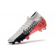 Neymar Buty Nike Mercurial Superfly 7 Elite DF FG - Chrom Czerwony Czarny