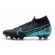 Buty Nike Mercurial Superfly 7 Elite DF FG - Czarny Niebieski